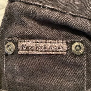 Vintage NY Jeans high waisted black jeans
